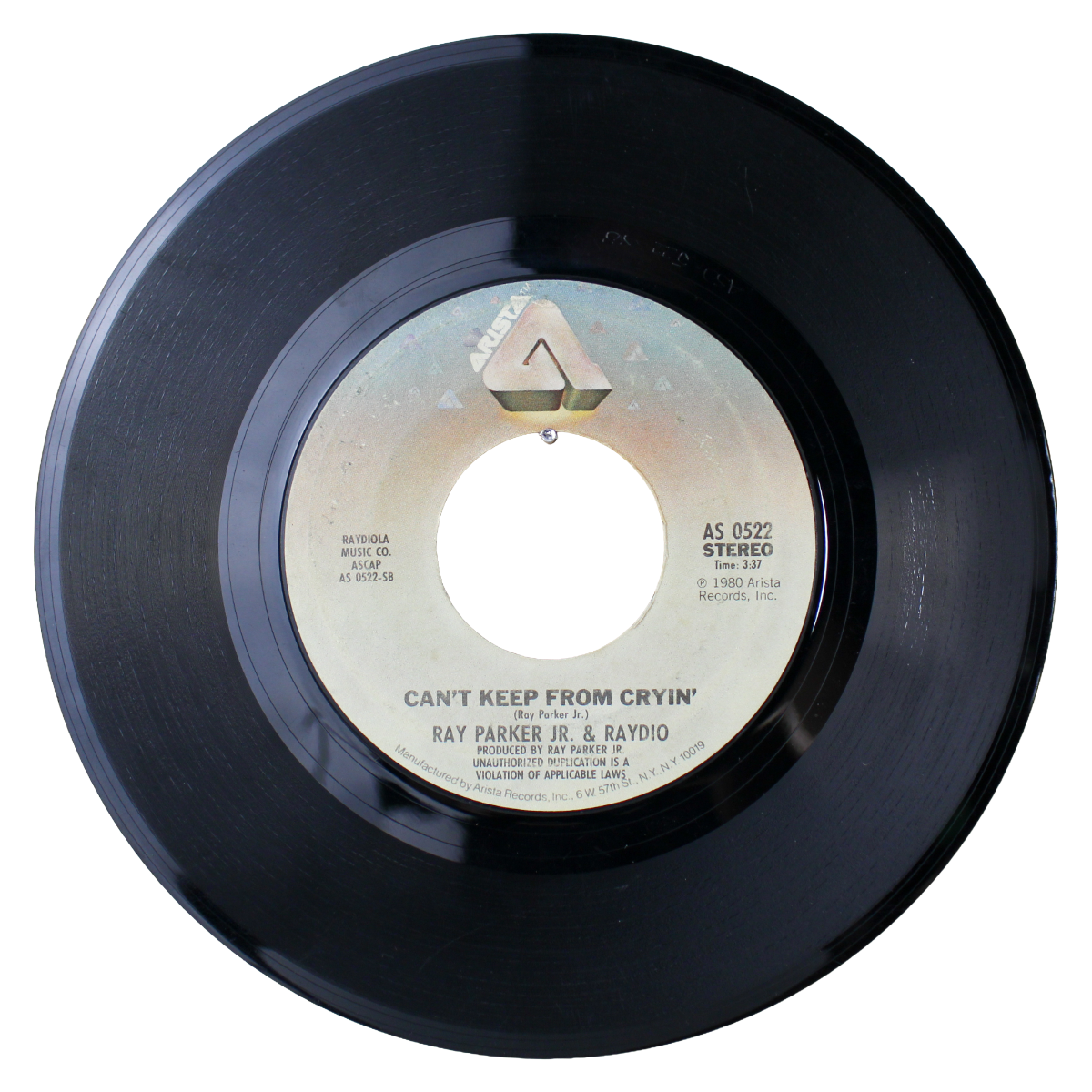 Rescued vinyl record used to create handcrafted reVinyled earrings